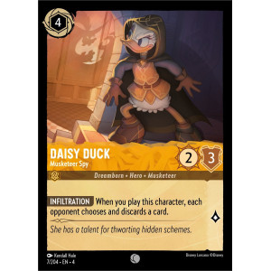 Daisy Duck - Musketeer Spy 7/204 - Ursula's Return